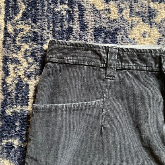 North Face Corduroy Skirt - side slits both sides - Dark Gray - Size Large - Picture 4 of 6